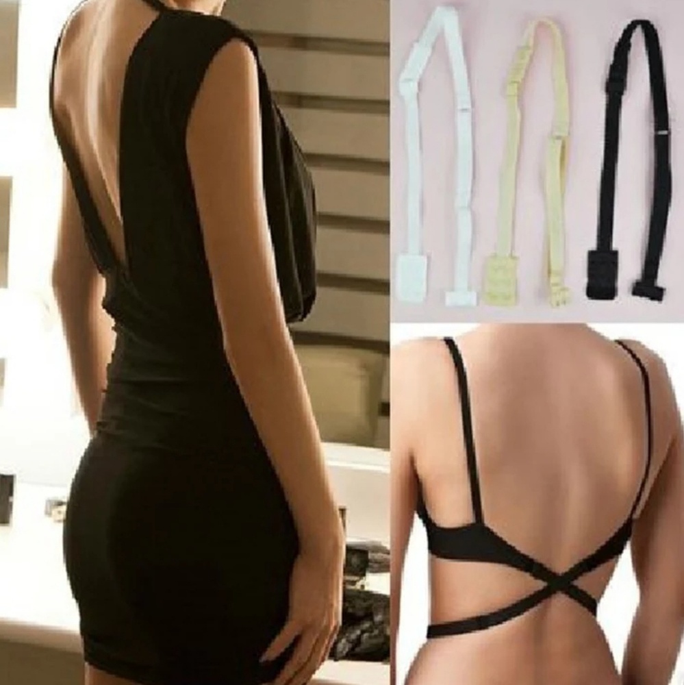 Tan Low Back‎ Bra Extension Extender Adjustable